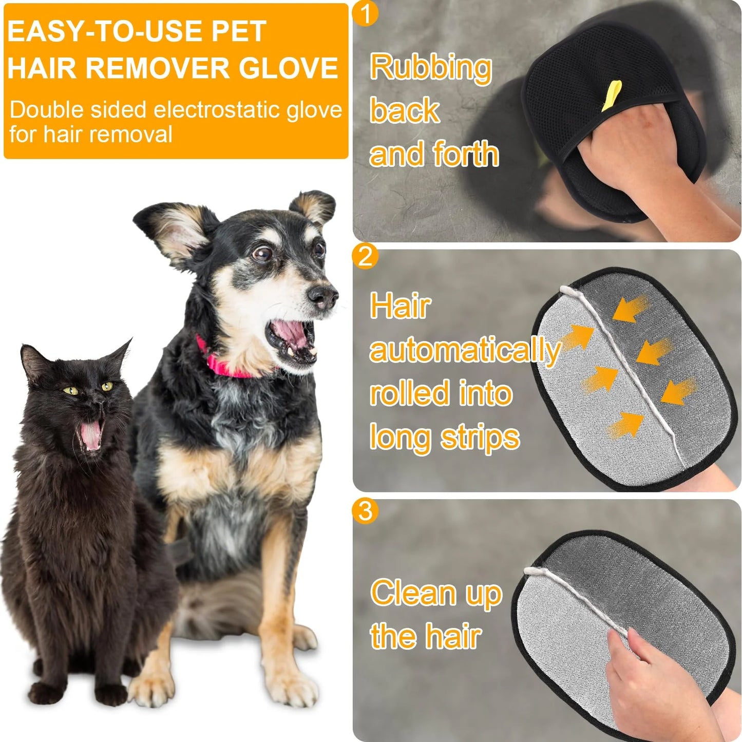 Pet Hair Removal Glove
